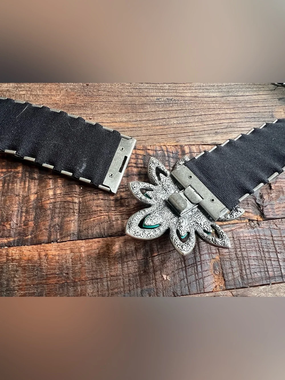 Southwestern-style stretch concho belt